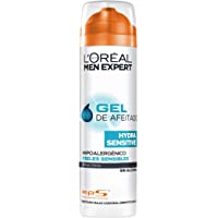 Los mejores  - LOréal Paris Men Expert Hydra Sensitive Gel de Afeitado para Hombres con Piel Sensible - 200 ml